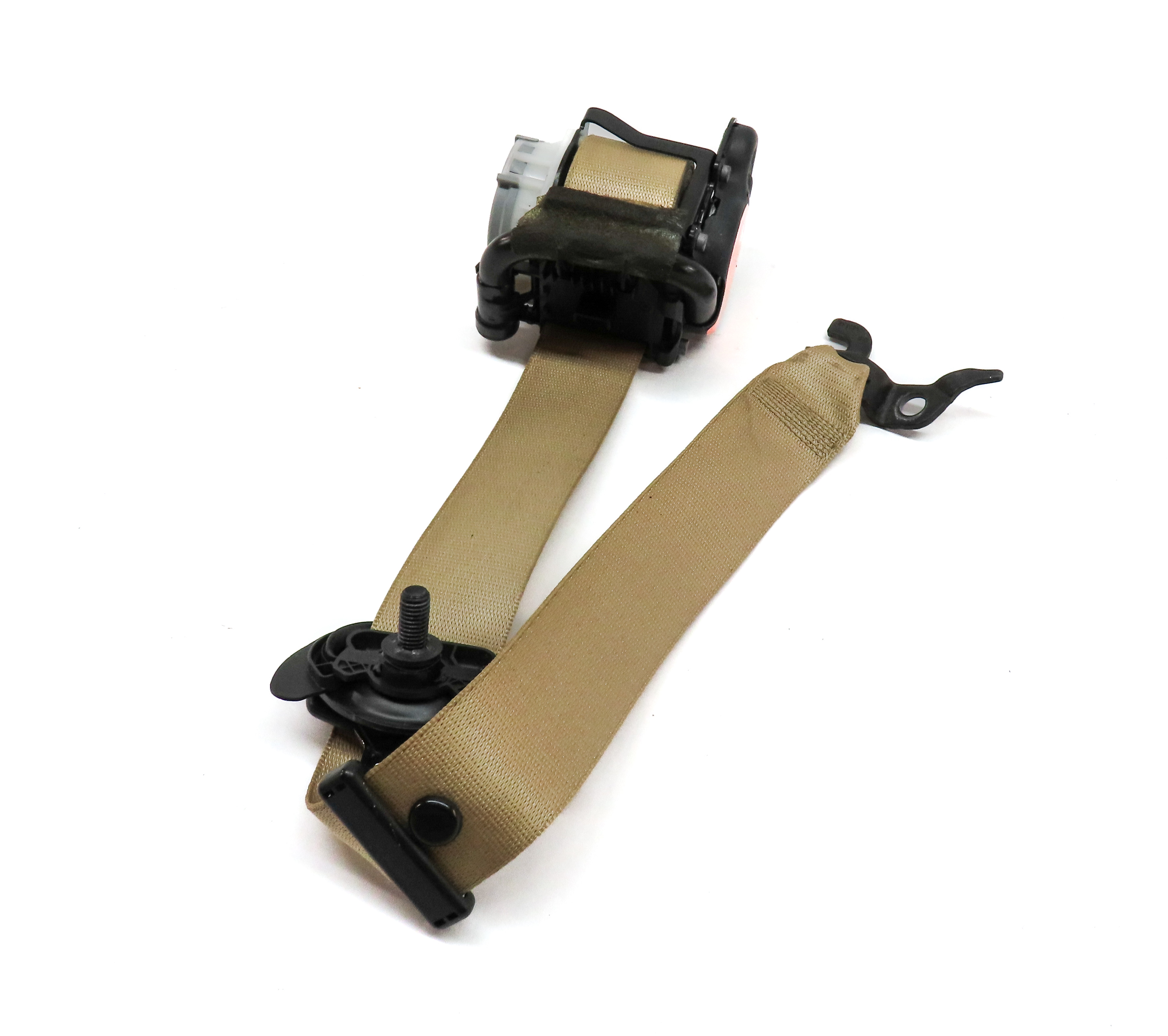 2011-2018 BMW X3 X4 (F25 F26) FRONT RIGHT PASSENGER SEATBELT RETRACTOR (Beige) — exact item pictured